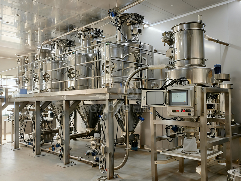 芝麻餅供粉系統客戶現場